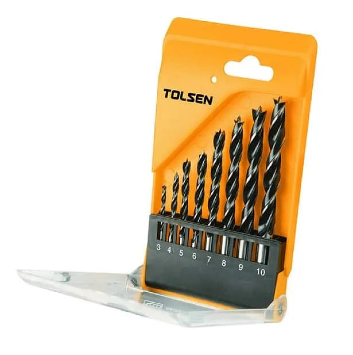 TOLSEN JUEGO MECHAS CILINDRICA MADERA 8 PZAS 3-4-5-6-7-8-9-1 