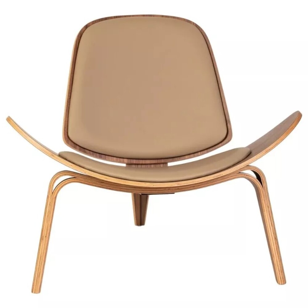 Butaca Shell Natural / Marron