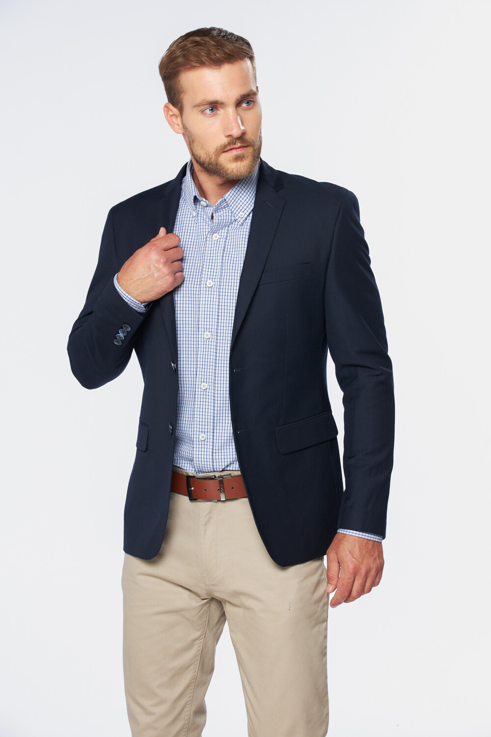 SACO SPORT SLIM FIT Azul