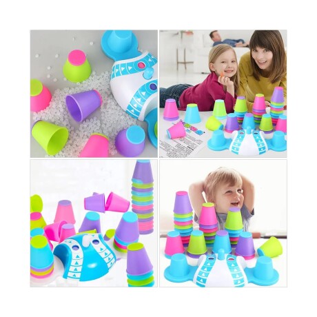 Juego de Mesa Stacking Cups Apila los Vasos Rapidez Niños 001