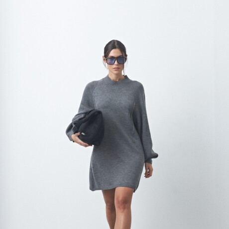 VESTIDO TRIXIE Gris Osc Melange