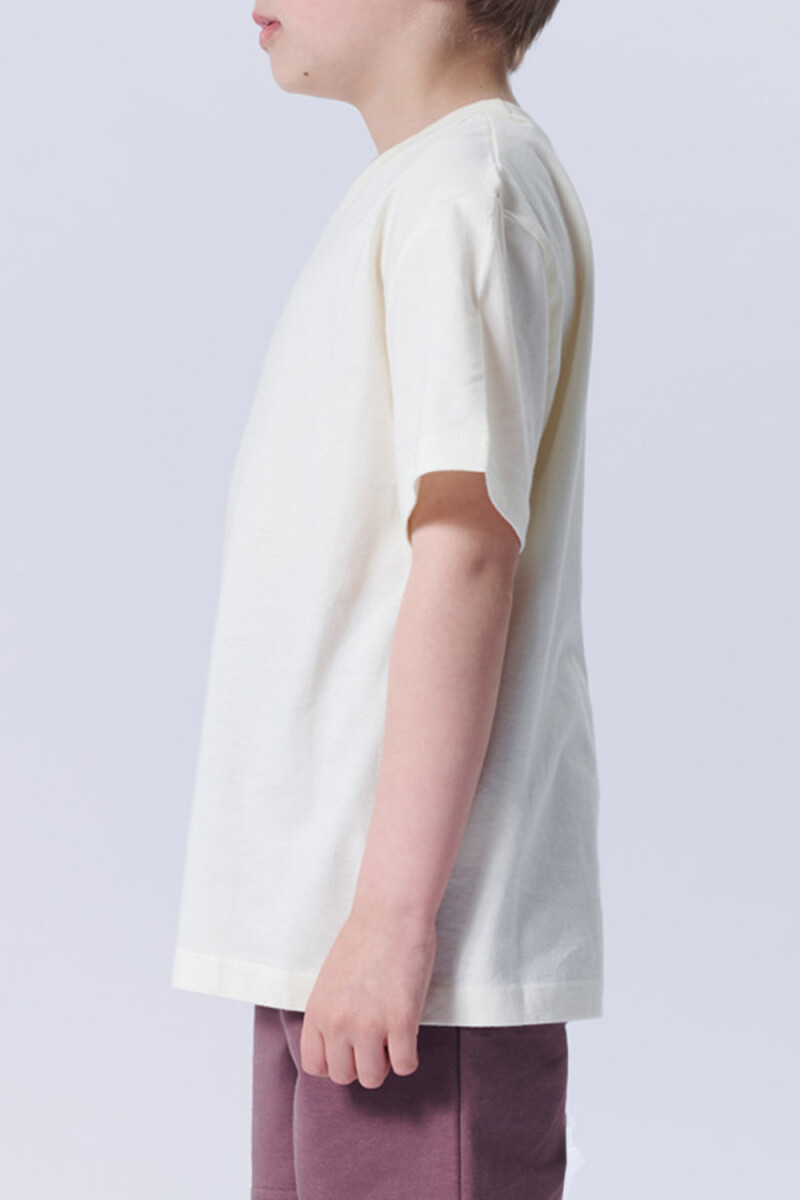 Remera algodón flame Crudo