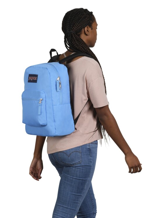 MOCHILA JANSPORT CROSS TOWN BLUE NEON