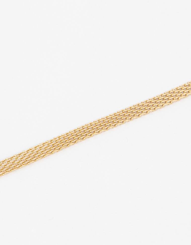 Pulseras Flexibles Metal Pulsera Flexible Metal Mesh - Dorado