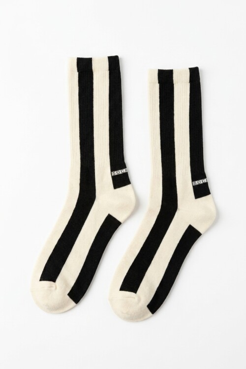 Medias franjas negro