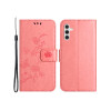 Flip cover para Samsung Galaxy A55 diseño flores color rosa Flip Cover Para Samsung Galaxy A55 Diseño Flores Color Rosa