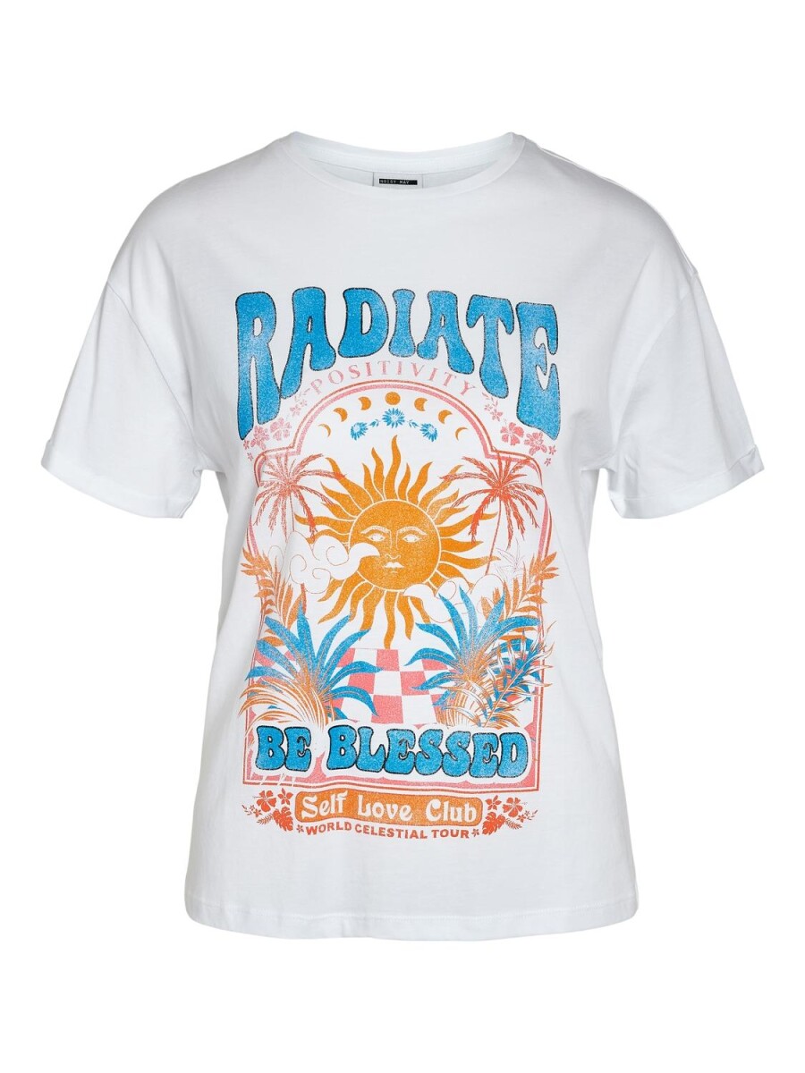 Polera Brandy Psicodelico - Bright White 