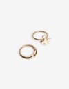 Sets Anillos Esmalte Anillo Set Floral - Dorado