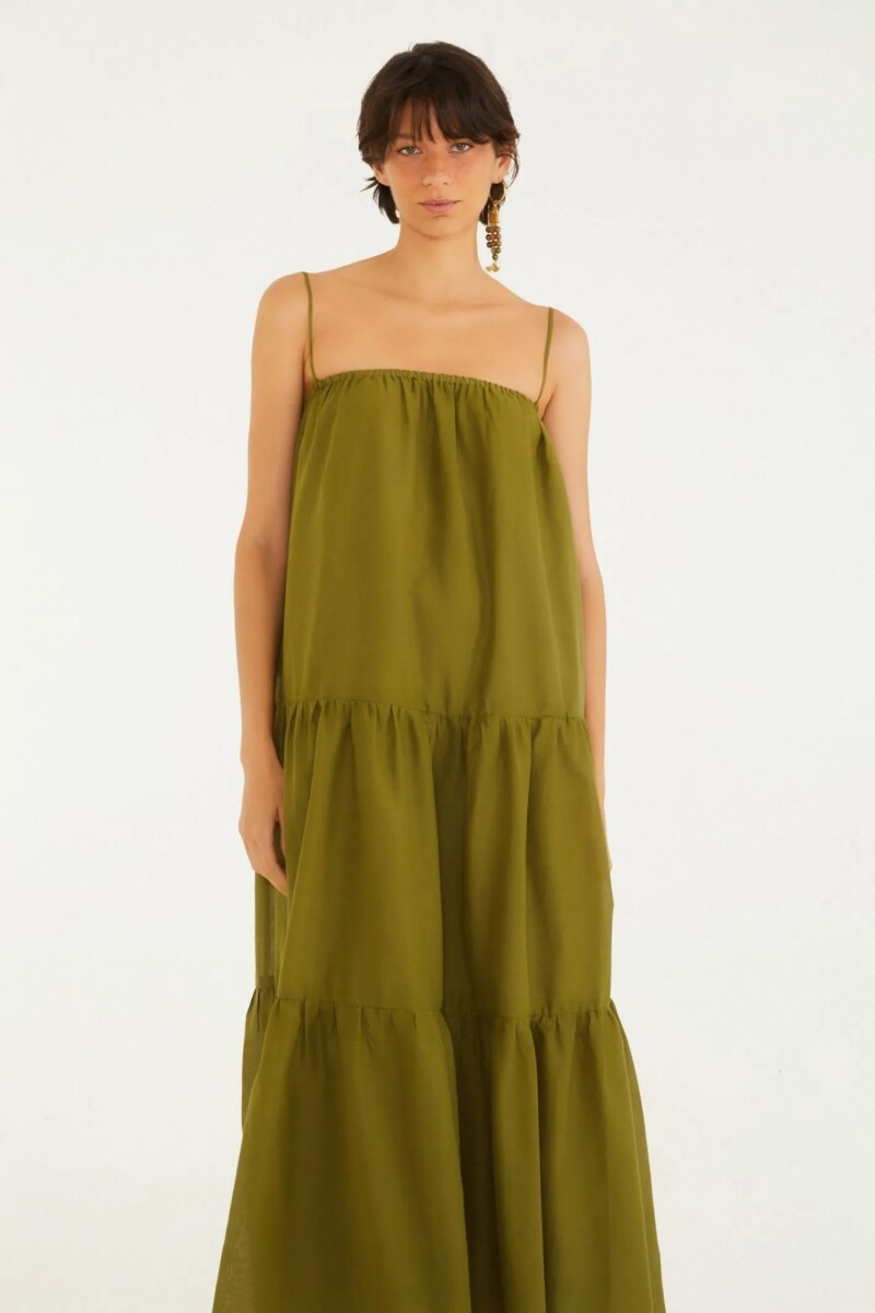 VESTIDO MAXI Verde