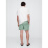 V-6IN SWIM TRUNK GREEN STRIPE