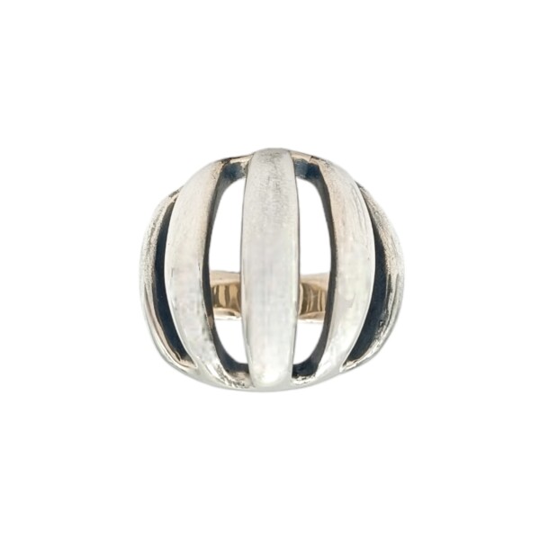 Anillo Rayas-Plata 925 Inflada-Sin Piedra-AN3079 sinpiedra