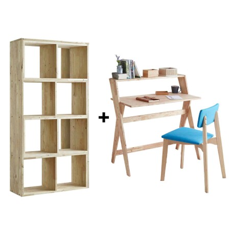 BIBLIOTECA + ESCRITORIO ZIGZAG