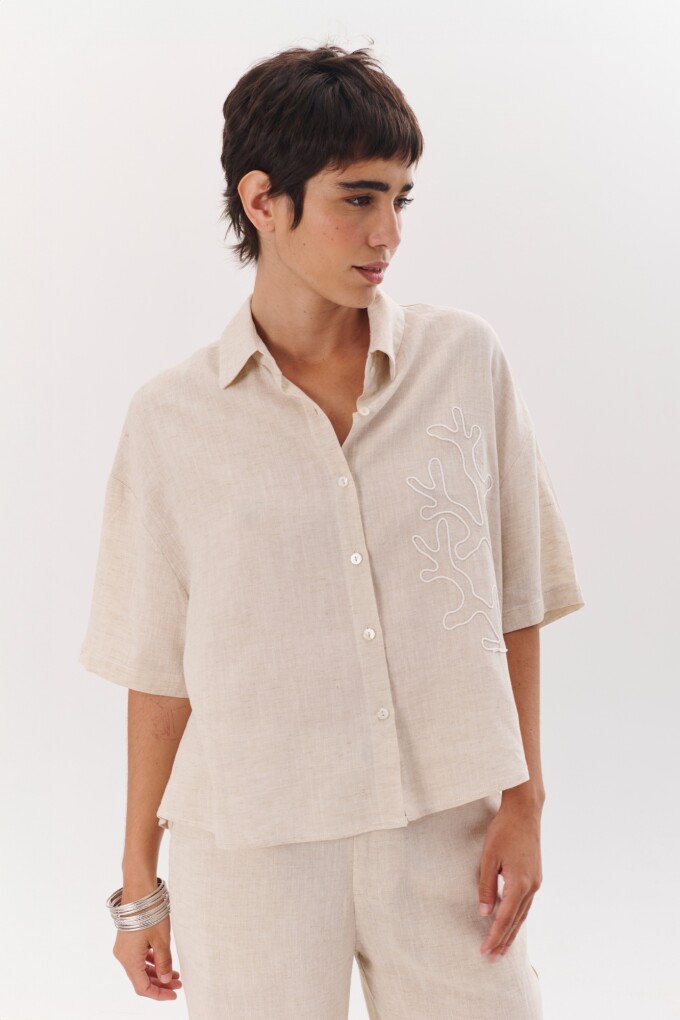 CAMISA SAINT TROPEZ BEIGE