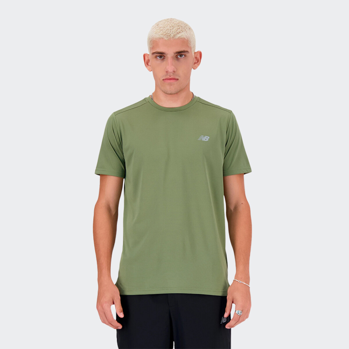 Remera New Balance Run - Verde 