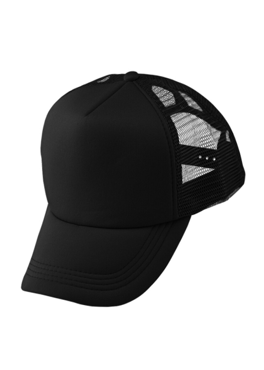 Gorro visera trucker - Negro 