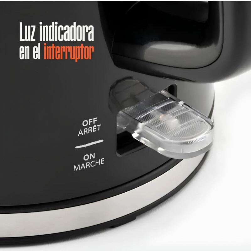 Jarra Eléctrica Marvo Modelo HWH-082 1,7lt Negro
