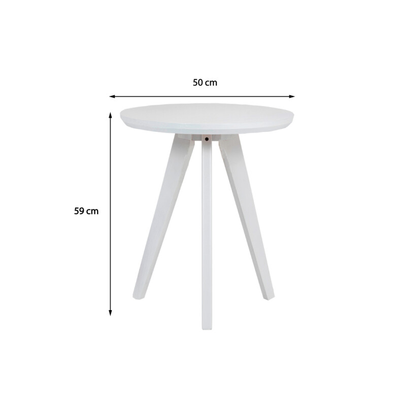 Mesa auxiliar Lu Blanca