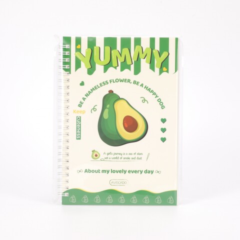 CUADERNO A5 CON ESPIRAL (AGUACATE) CUADERNO A5 CON ESPIRAL (AGUACATE)