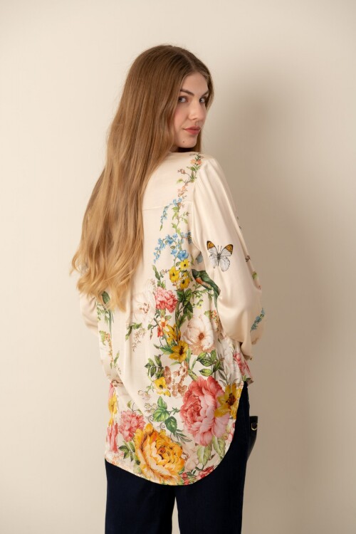 Blusa estampada Brey