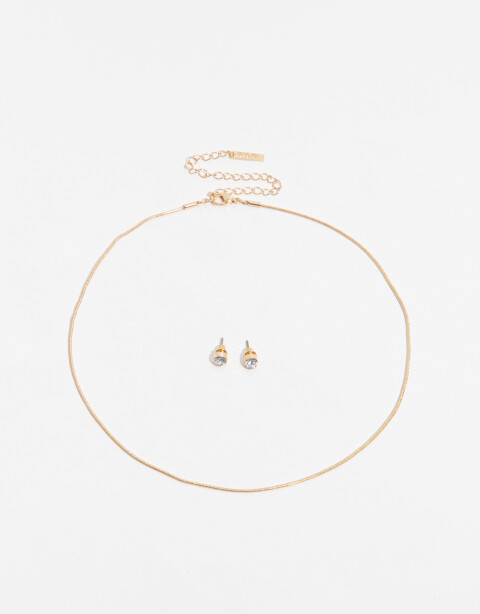 Bijouterie Set Metal Set De Bijouterie - Dorado