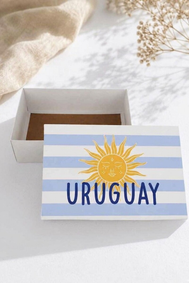 Caja Rectangular Impresa 20x30x9 cm - URUGUAY 