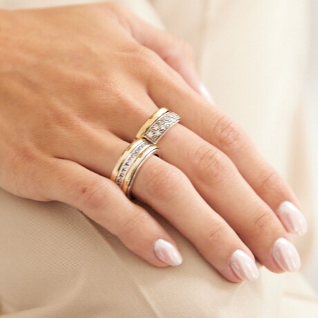 Anillo Ainoha - Plata y Oro Anillo Ainoha - Plata y Oro