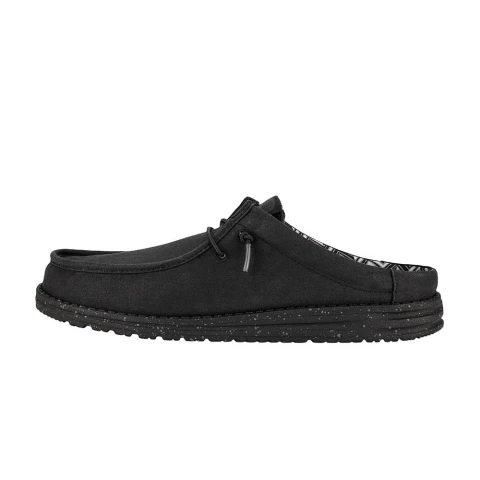 Wally Slip Stretch Canvas - Hombre Black/Black