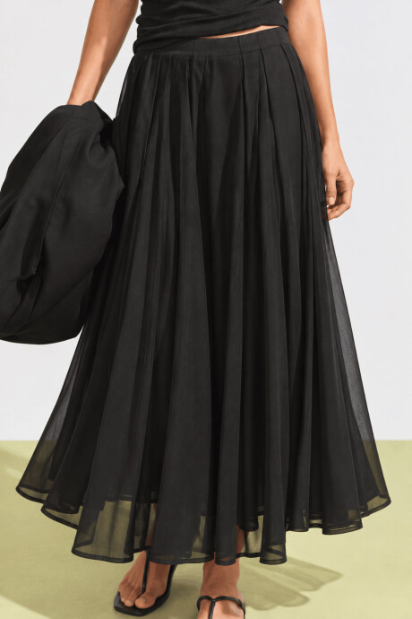 Falda Caoba Negro