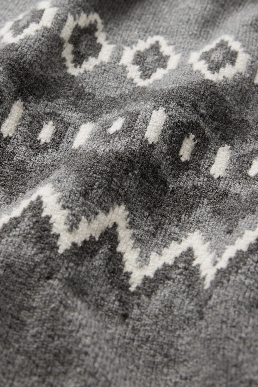 Buzo Fairisle Hombre Heather Grey
