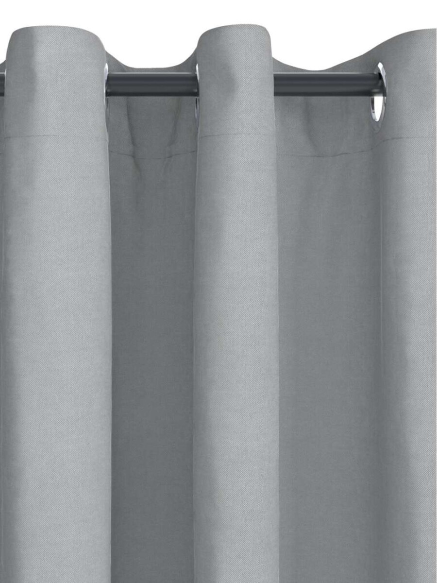 Cortina Isteren 1X140X300 - Gris Claro 