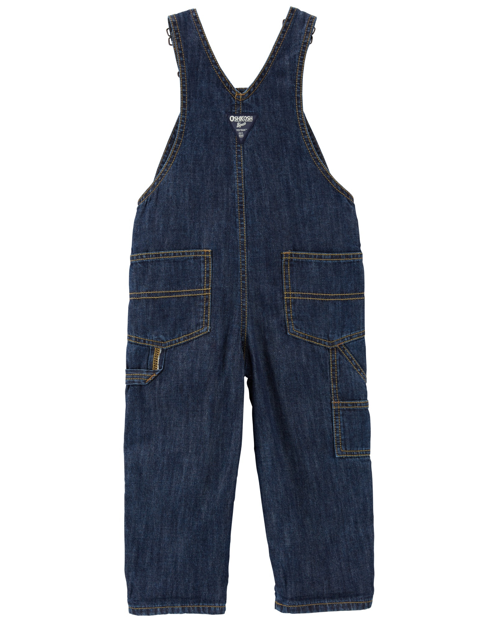 Enterito de jean con forro a cuadros Sin color