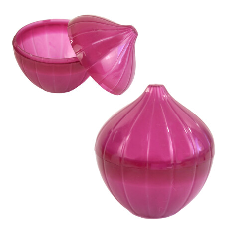 RECIPIENTE X2PCS PLASTICO C/TAPA FORMA CEBOLLA Y AJO RECIPIENTE X2PCS PLASTICO C/TAPA FORMA CEBOLLA Y AJO