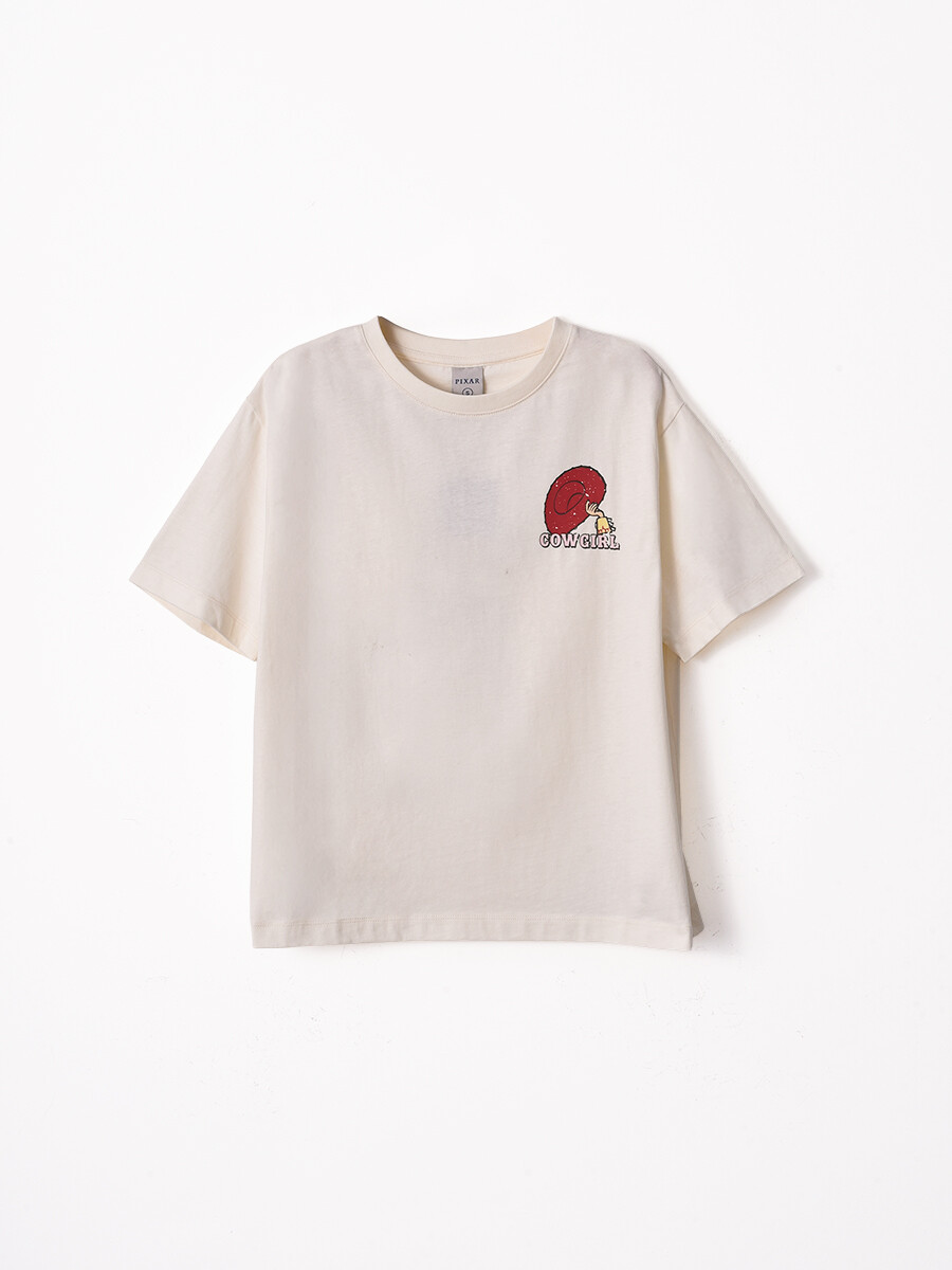 REMERA JESSIE - BEIGE 