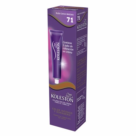 Koleston Single Nº 71 Rubio Ceniza Mediano | Coloración Profesional Koleston Single Nº 71 Rubio Ceniza Mediano | Coloración Profesional