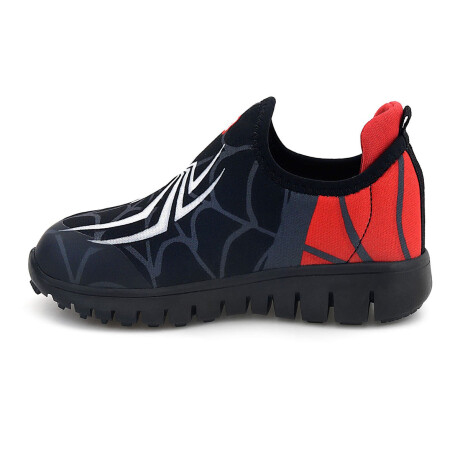 Calzado Novopé Elástico Flexible Infantil Niño Niña Spiderman-Negro