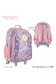 Mochila con carrito Trendy Rosado