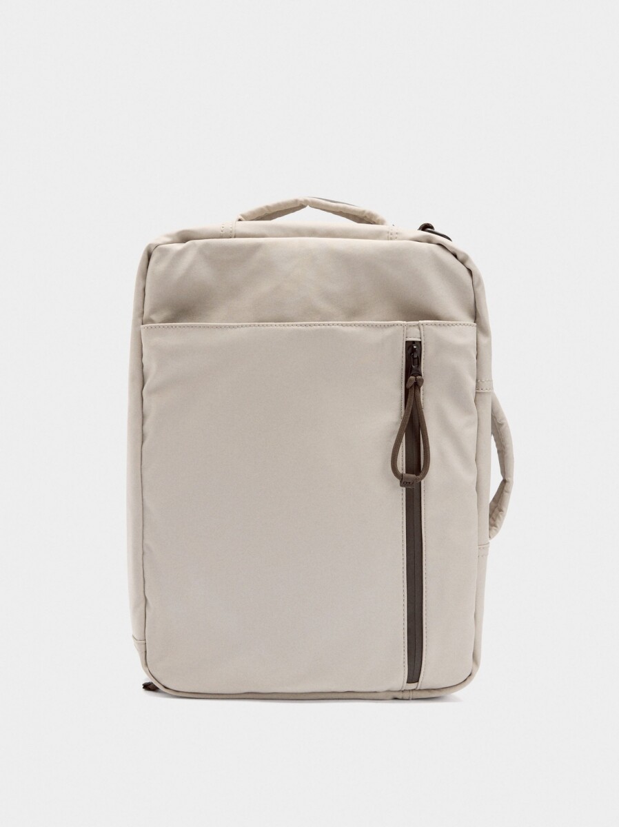 Mochila De Cabina De Nylon - blanco 