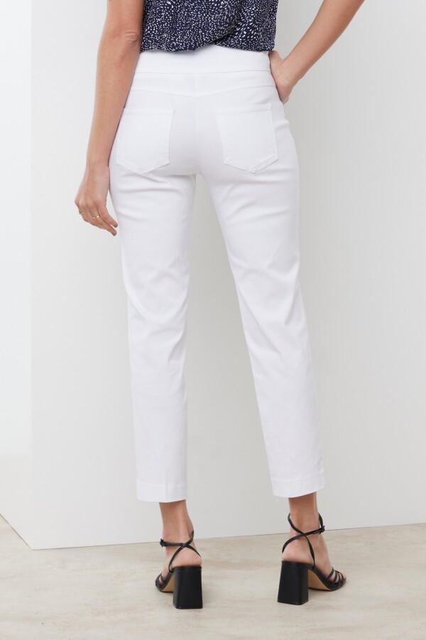 Pantalon Pull On BLANCO