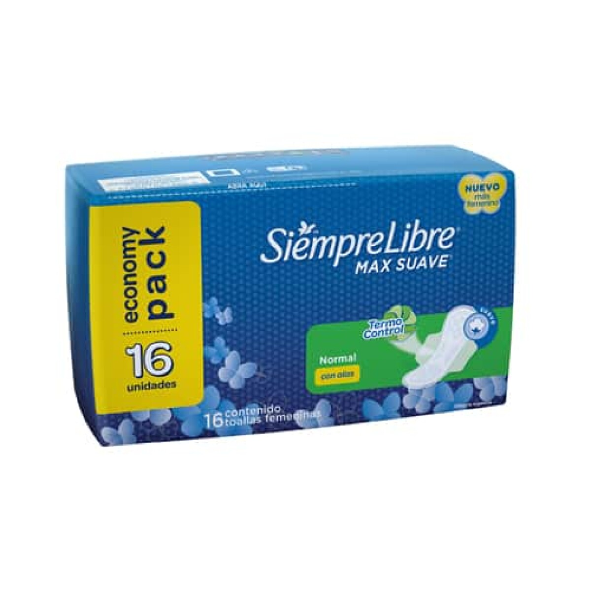 Toallitas Femeninas Siempre Libre Normal 16 