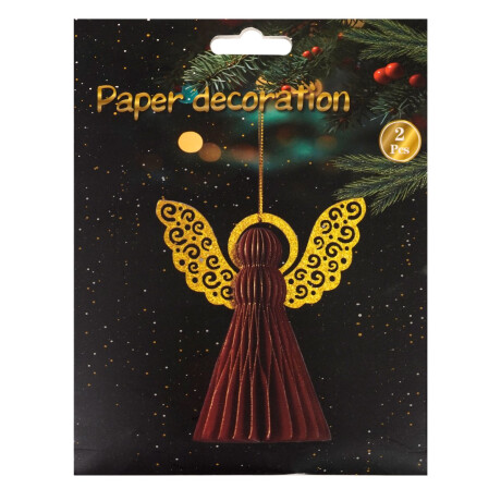 Adorno de papel navideño Adorno de papel navideño