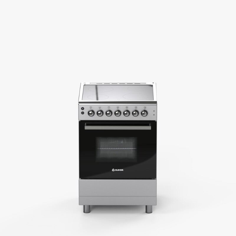 Cocina Eldom Monza 4 Hornallas Vitrocerámica Inox Cocina Eldom Monza 4 Hornallas Vitrocerámica Inox