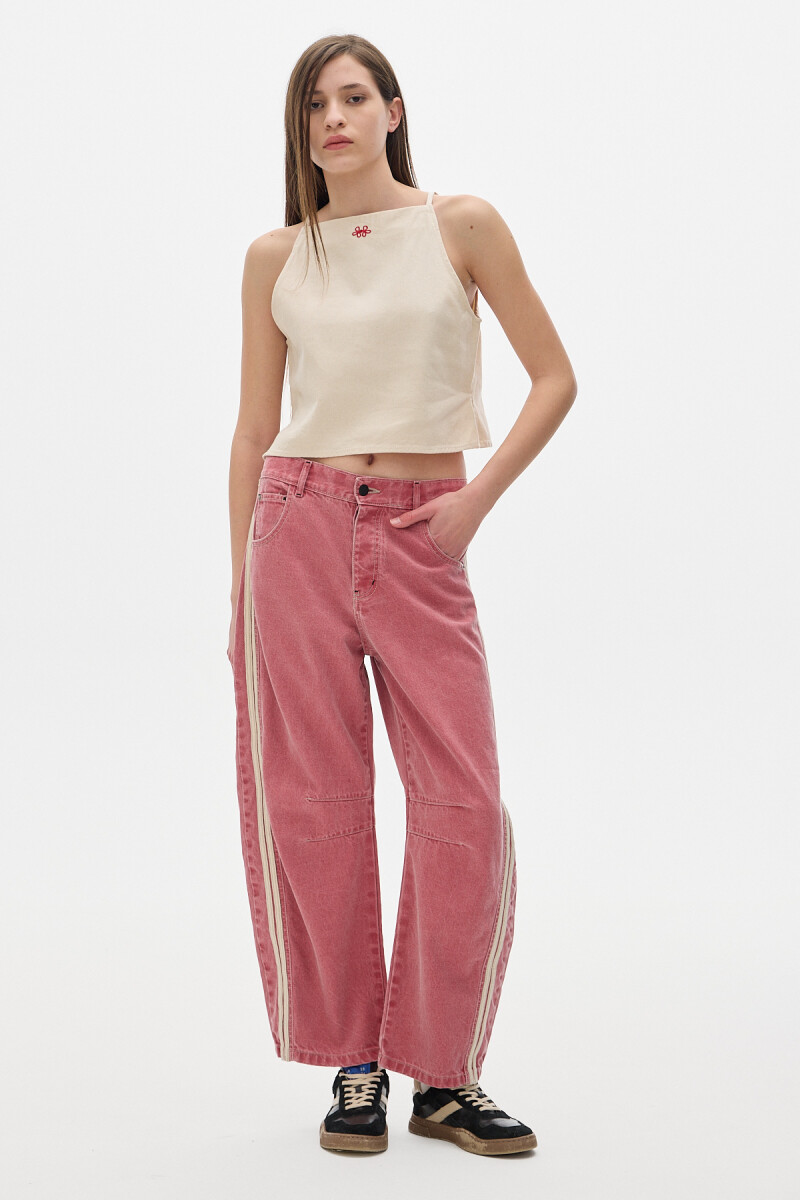 Jean Barrel Sporty Cherry