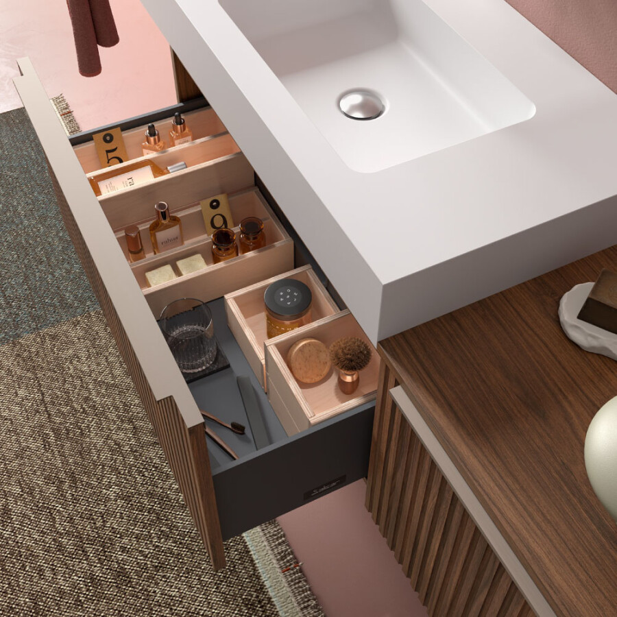 Mueble Biba Nogal Maya 100 Mueble Biba Nogal Maya 100