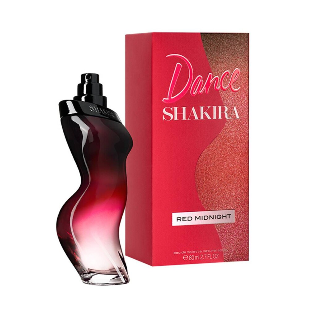 SHAKIRA DANCE RED MIDNIGHT EDT CJ X 80 M única