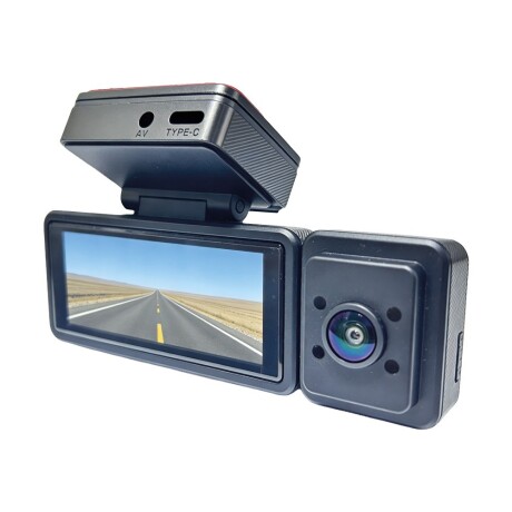 dash cam dvr, 4k doble cámara + pantalla COLOR UNICO