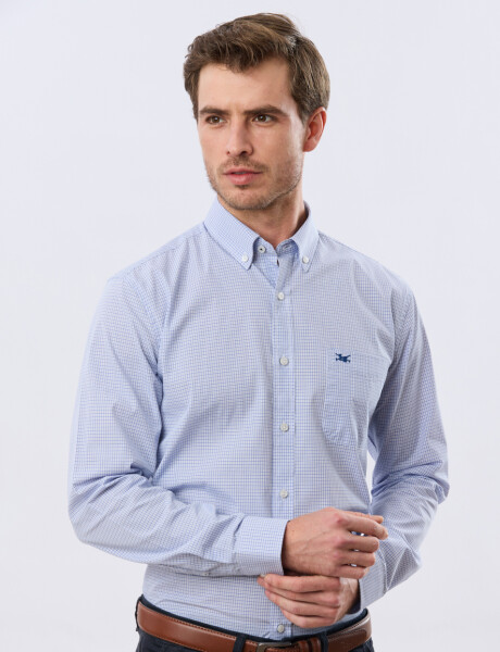 CAMISA CUADROS Azul