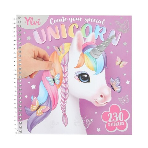 DRESSMU Libro Con Stickers Top Model - Dress Me Up Unicornio