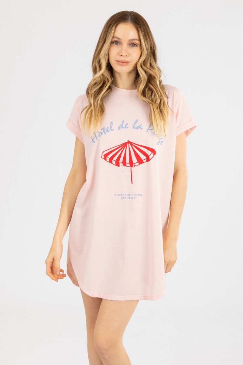 HOTEL PLAGE DRESS ROSADO