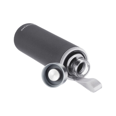Botella de Vidrio con Funda 550 ml Gris Westmark Botella de Vidrio con Funda 550 ml Gris Westmark
