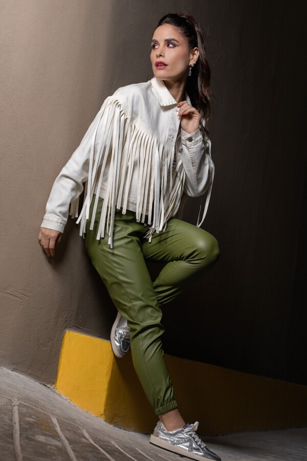 Babucha Vanina. Verde Musgo